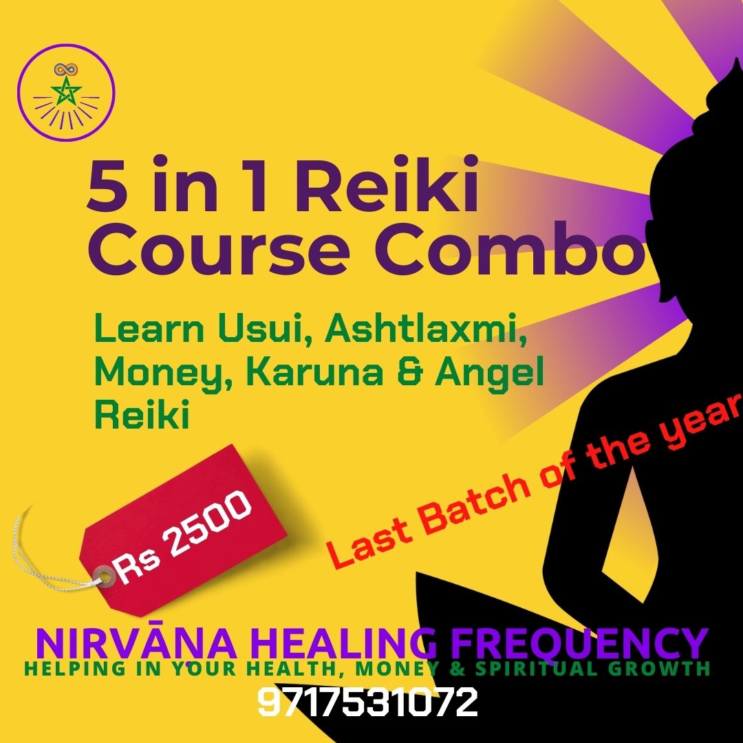 5 in 1 Reiki Combo Course nirvana healing frequency